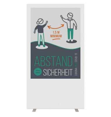 easyScreen Stellwand Abstand-Sicherheit 94,0 x 174,0 cm