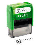Textstempel, individualisierbar DeineDingeStempel 8911 mit Logo