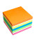 Haftnotizen 5654-53BOX, Box, 75x75mm, orange/weiss/gelb/blau/grün/pink, quadratisch