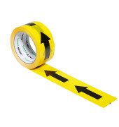 Warnklebeband Pfeil Pfeile (lang) gelb/schwarz 50,0 mm x 66,0 m 1 Rolle