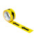 Signalpackband 120449, Pfeile (l&auml;ngs), 50mm x 66m, 55my, gelb/schwarz