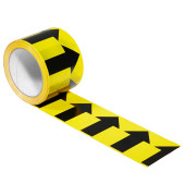 Warnklebeband Pfeil Pfeile (quer) gelb/schwarz 75,0 mm x 66,0 m 1 Rolle