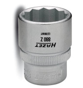 3/8" 12-kant Steckschlüsseleinsatz 17,0 mm