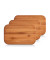 Schneidebretter-Set Bamboo braun 3 teilig
