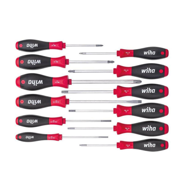 4010995410025 - Schraubendreher Set SoftFinish® (41002) 12 tlg Schraubenzieher Satz für Alltag Handwerk und Industrie Schraubwerkzeug für trockene 4010995410025 - Schraubendreher Set SoftFinish® (41002) 12 tlg Schraubenzieher Satz für Alltag Handwerk und Industrie Schraubwerkzeug für trockene