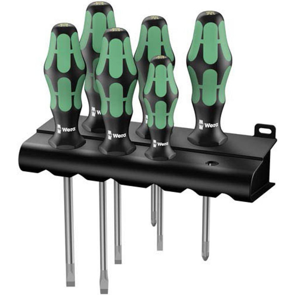 4013288111425 - 334 355 SK 6 Werkstatt Schraubendreher-Set 6teilig Schlitz Kreuzschlitz Pozidriv 4013288111425 - 334 355 SK 6 Werkstatt Schraubendreher-Set 6teilig Schlitz Kreuzschlitz Pozidriv