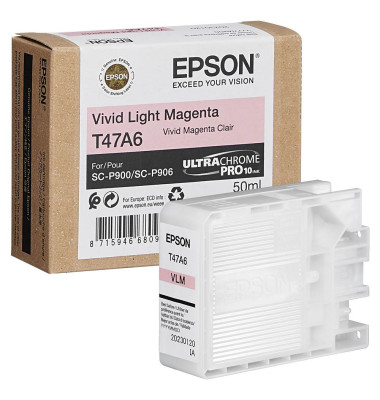 T47A6 vivid light magenta Tintenpatrone T47A6 vivid light magenta Tintenpatrone