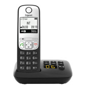 A690A Schnurlostelefon mit Anrufbeantworter schwarz