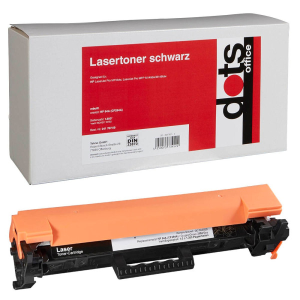 4250073734524 - Toner 25524000-DOTS kompatibel zu HP 94A schwarz 4250073734524 Dots 4250073734524 - Toner 25524000-DOTS kompatibel zu HP 94A schwarz 4250073734524 Dots