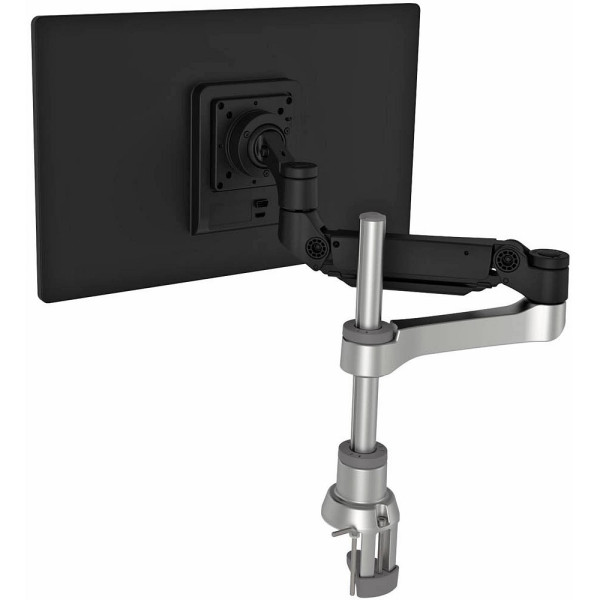 8719274491019 - Monitorarm R-Go Caparo verstellbarer Einzelmonitorarm mit Gasfeder 100% Zirkular 3-9 kg Tragkraft schwarz