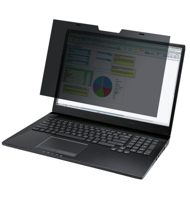  Blickschutzfilter Magnetic 514457, 14 Zoll, anthrazit/grau