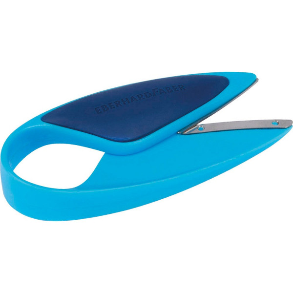 5 Stück Faber-Castell Kinderschere Kiga, Edelstahl, rostfrei, 22cm, blau 4087205799515 Faber-Castell