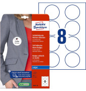 Namensetiketten J4881-20 weiß 65,0 x 65,0 mm