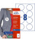 Namensetiketten J4881-20 weiß 65,0 x 65,0 mm