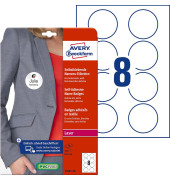 Namensetiketten L4881-20 weiß 65,0 x 65,0 mm