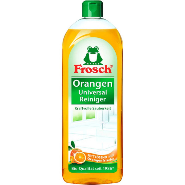 Frosch Orangen Universal Reiniger - kraftvoller Allzweckreiniger, 5er Pack (5 x750 ml)