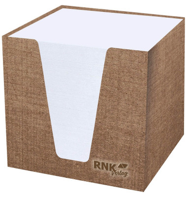 Zettelbox 46783, ECO, 90x90mm, inkl. ca. 900 Notizzettel, weiß, Karton