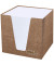 Zettelbox 46783, ECO, 90x90mm, inkl. 900 Notizzettel, wei&szlig;, Karton