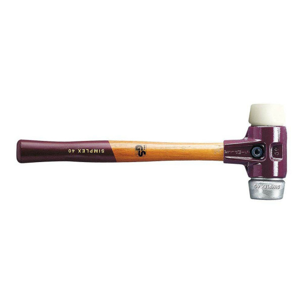 4030618302674 - HALDER SIMPLEX Schonhammer Ø 80 mm Kopf Nylon Weichmetall 4030618302674 - HALDER SIMPLEX Schonhammer Ø 80 mm Kopf Nylon Weichmetall