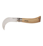 Gartenmesser No. 10 braun 113110 Buch rostfrei runde Klinge, Sichel