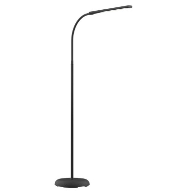LED-Stehlampe MAULpirro, schwarz, mit massiver Standfuß, dimmbar