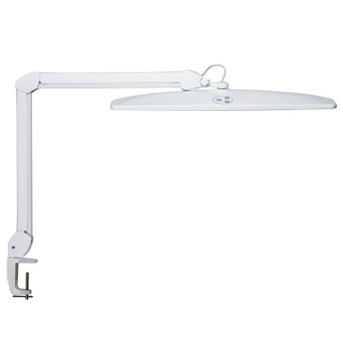 explore LED-Schreibtischlampe weiß 19 W mit Tischklemme