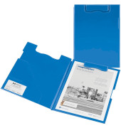 Klemmbrettmappe 1131603, A4, blau, Karton mit Kunststoffüberzug