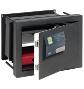 Tresor 23590 WT 614 E FP 27,5kg anthrazit mit Fingerabdruckschloss Stahl