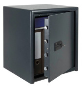 Tresor 40360 Magno-Safe M 540 S 51 l 80kg dunkelgrau mit Doppelbartschloss Stahl
