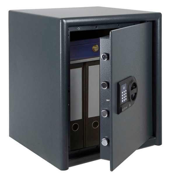 4003482403709 - Tresor 40370 Magno-Safe M 540 E 51 l 80kg dunkelgrau mit Elektronikschloss Stahl 4003482403709 Burg-Wächter