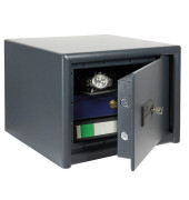 Tresor 40340 Magno-Safe M 520 S 28 l 60kg dunkelgrau mit Doppelbartschloss Stahl