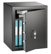 Tresor 41120 Home-Safe H 240 S 45,3 l 50kg schwarz mit Doppelbartschloss Stahl