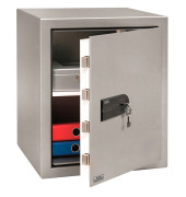 Tresor 41350 MT 660 K 45,3 l 67kg platingrau mit Doppelbartschloss Stahl