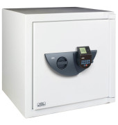 Tresor 41700 WS Office 811 E FP 85 l 142kg lichtgrau mit Fingerabdruckschloss Stahl