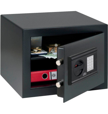 Tresor 41110 Home-Safe H 210 E 20,6 l 30kg schwarz mit Elektronikschloss Stahl