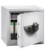 Sicherheitsschrank 41580 WS Office 801 E FP 85 l 110kg lichtgrau mit Fingerabdruckschloss Stahl