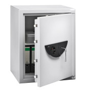 Sicherheitsschrank 41610 WS Office 802 K 122 l 126kg lichtgrau mit Doppelbartschloss Stahl