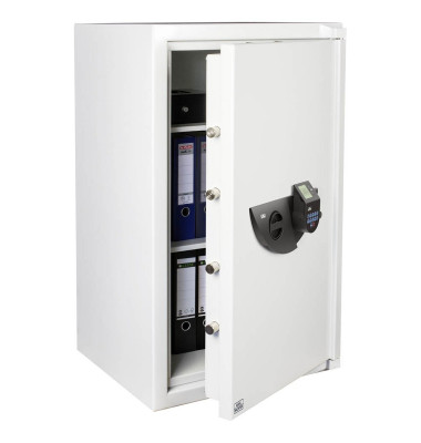 Sicherheitsschrank 41620 WS Office 804 E FP 174 l 163kg lichtgrau mit Fingerabdruckschloss Stahl