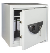 Tresor 41710 WS Office 811 K 85 l 142kg lichtgrau mit Doppelbartschloss Stahl