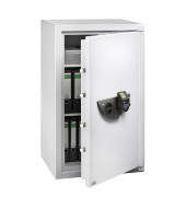 Tresor 41760 WS Office 814-300 E FP 170 l 305kg lichtgrau mit Fingerabdruckschloss Stahl
