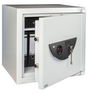Tresor 41800 WS Office 821 K 85 l 205kg lichtgrau mit Doppelbartschloss Stahl