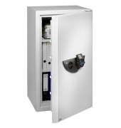 Tresor 41850 WS Office 824 E FP 170 l 239kg lichtgrau mit Fingerabdruckschloss Stahl