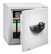 Tresor 41810 WS Office 821 E FP 85 l 205kg lichtgrau mit Fingerabdruckschloss Stahl