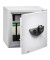 Tresor 41810 WS Office 821 E FP 85 l 205kg lichtgrau mit Fingerabdruckschloss Stahl