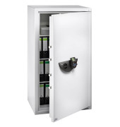 Tresor 41870 WS Office 826 E FP 310 l 239kg lichtgrau mit Fingerabdruckschloss Stahl