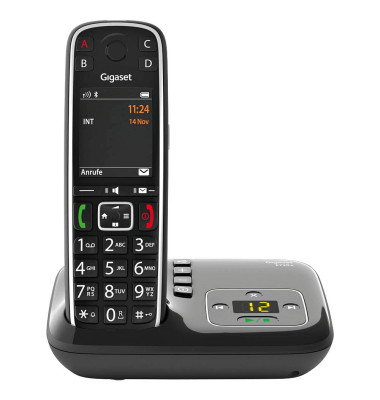 E720A Schnurlostelefon mit Anrufbeantworter schwarz