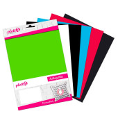 PremiumFlock Aufbügelfolie farbsortiert Flock-Folie 20,0 cm x 30,0 cm
