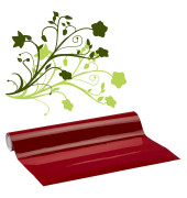 Vinylfolie permanent dunkelrot 31,5 cm x 1,0 m, 1 Rolle