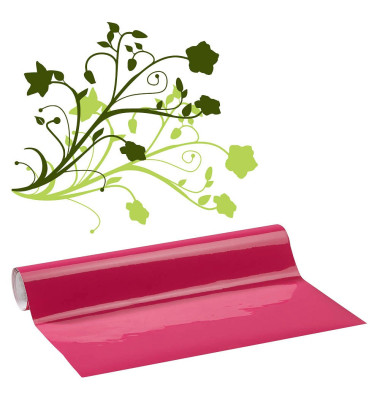 Vinylfolie permanent magenta 31,5 cm x 1,0 m, 1 Rolle