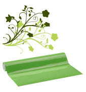 Vinylfolie permanent hellgrün 31,5 cm x 1,0 m, 1 Rolle